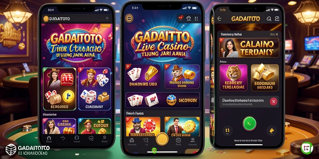 Tampilan gameplay yang menarik dan interaktif dari GADAITOTO Live Casino.