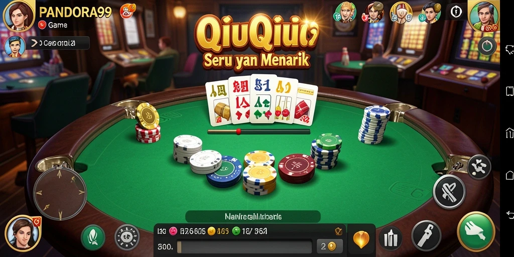 Tampilan gameplay QiuQiu yang menarik dan penuh aksi.
