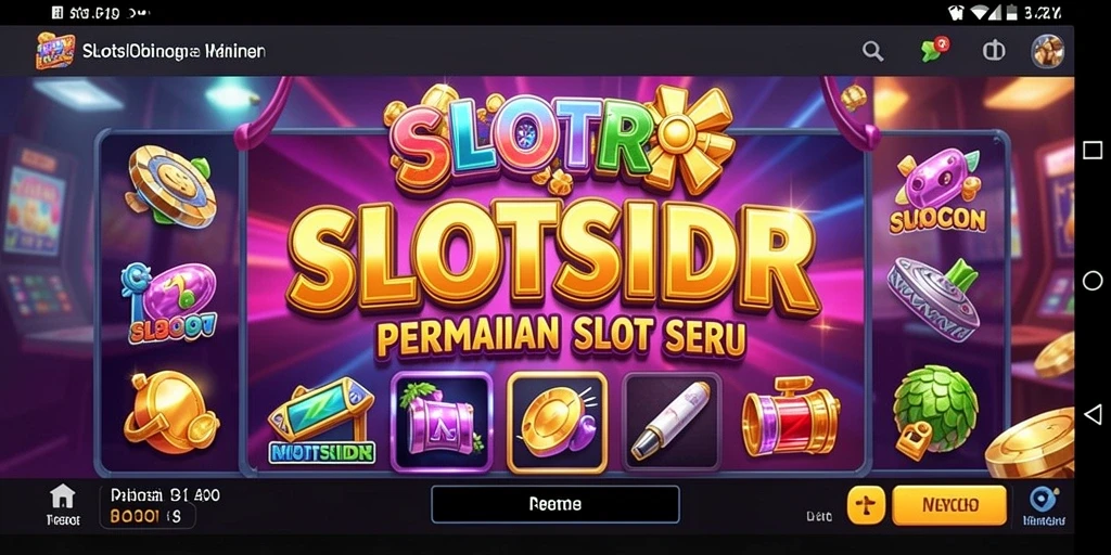 Menampilkan gameplay seru dari SLOTSIDR dengan berbagai tema slot.